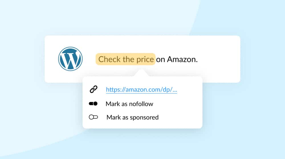 الرسم التوضيحي للرابط Nofollow