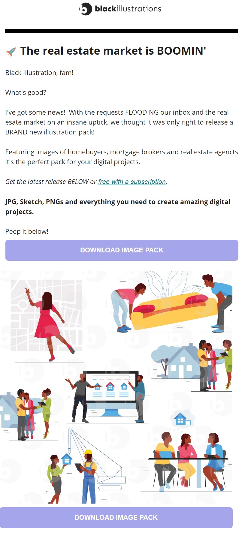 Blackmarketing للتسويق العقاري عبر البريد الإلكتروني