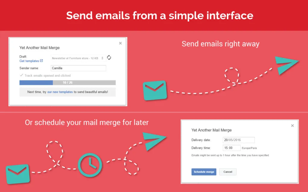 Еще одно почтовое слияние