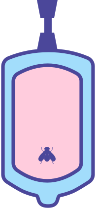 Imagen de mosca en un urinario.