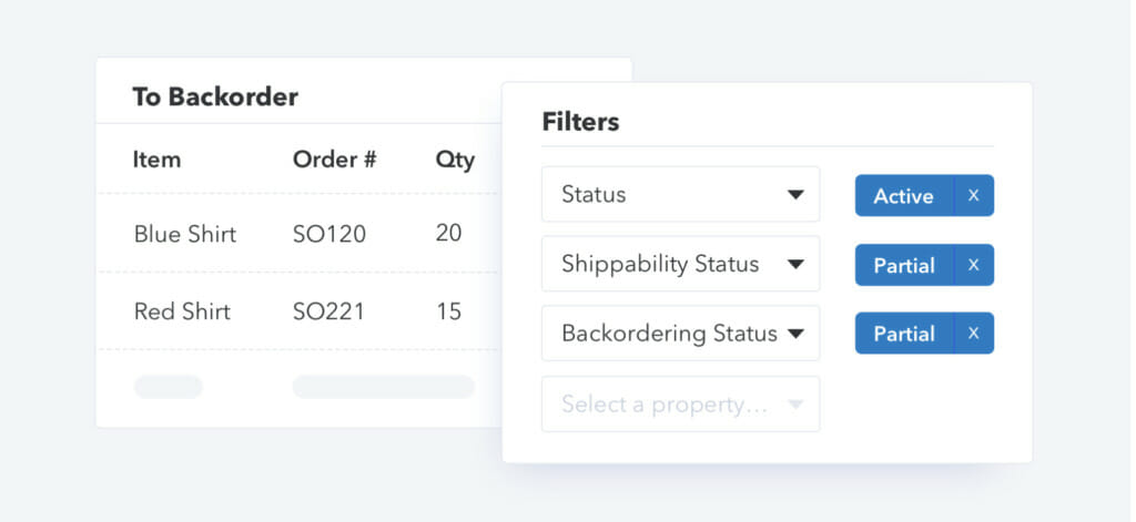 이월 주문 예시.