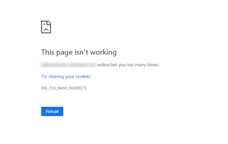 Przykład strony się nie wczytuje