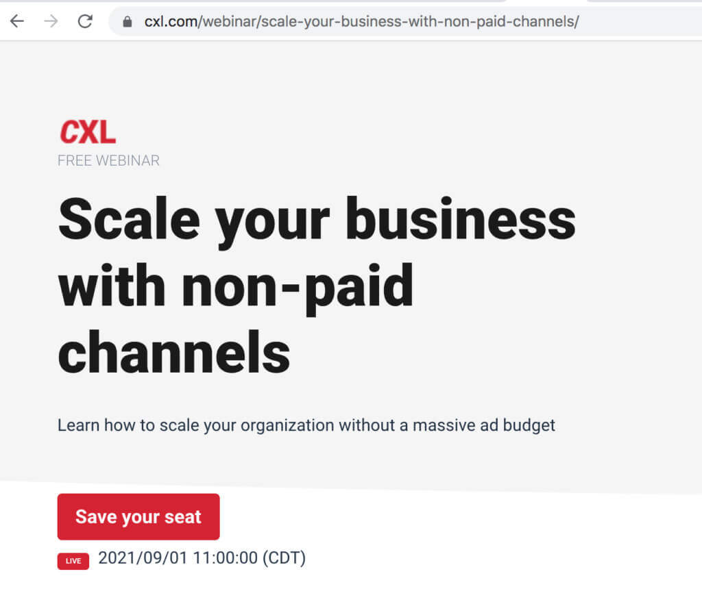 Struktura adresu URL CXL