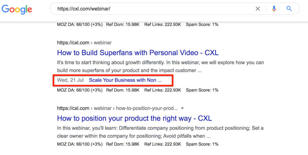 Kategoryzacja adresów URL rozpoznawana przez Google