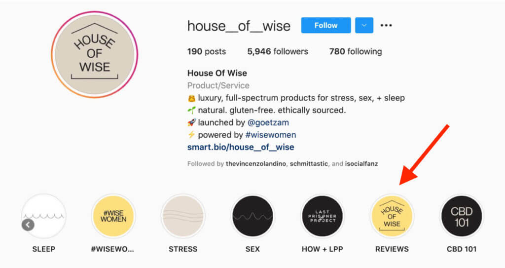 Instagram-Highlights von House of Wise