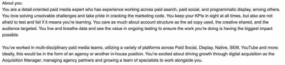 Contoh Tangkapan Layar Kualitas Manajer Pemasaran yang Dicari Pengusaha di Papan Pekerjaan