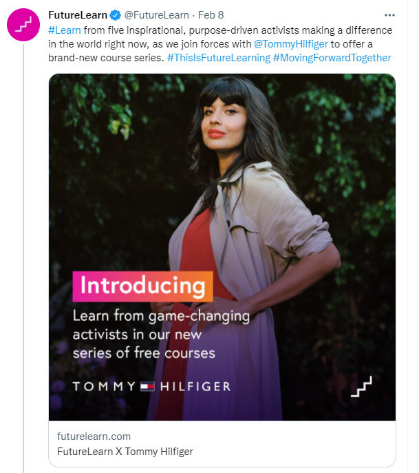 FutureLearn에서 트윗