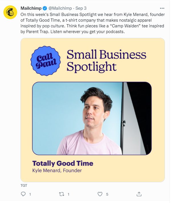 Mailchimp의 트윗