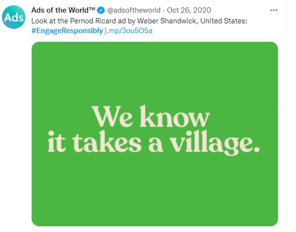 Pernod Ricard의 브랜딩 캠페인 예