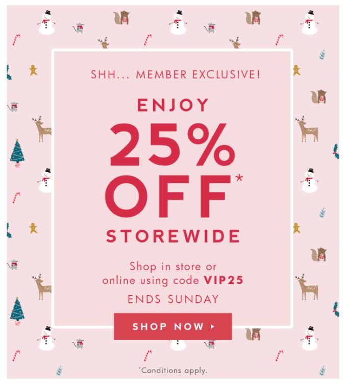 Exemplu de e-mail cu reduceri