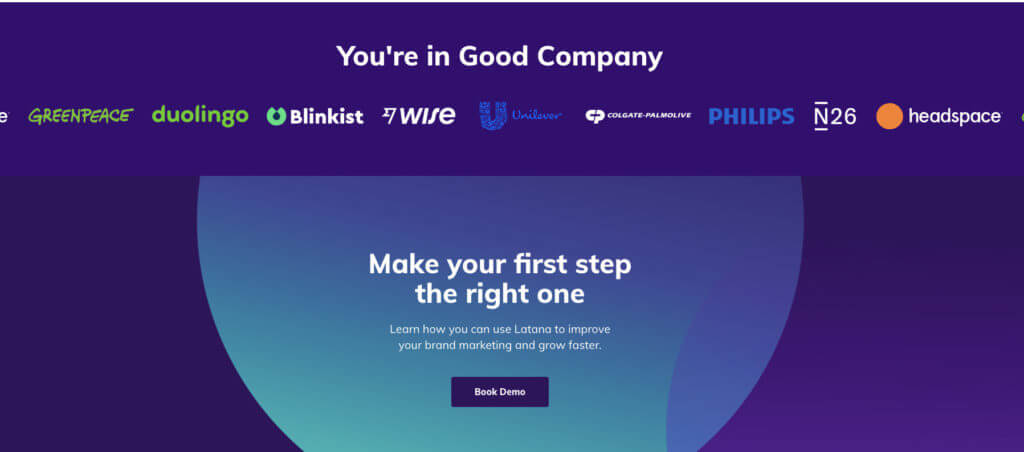 Exemplul 5 al paginii de destinație Latana