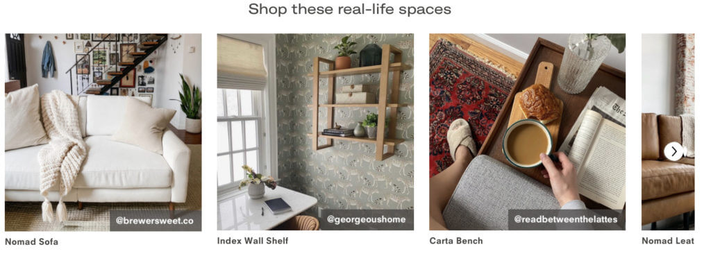 Pagina de destinație Burrow exemplu 6