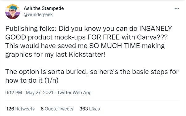 Capture d'écran du tweet de l'avocat de la marque