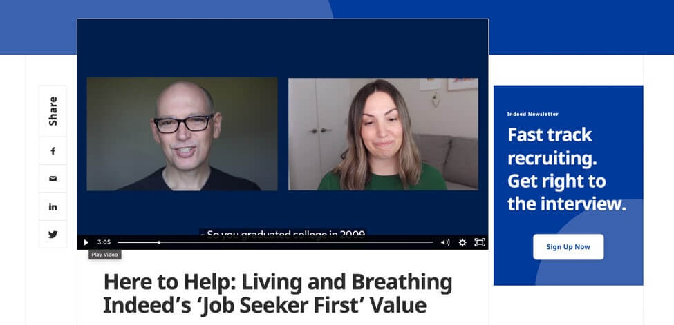 スクリーンショットグローバル雇用プラットフォーム確かに求職者の最初のランディングページ