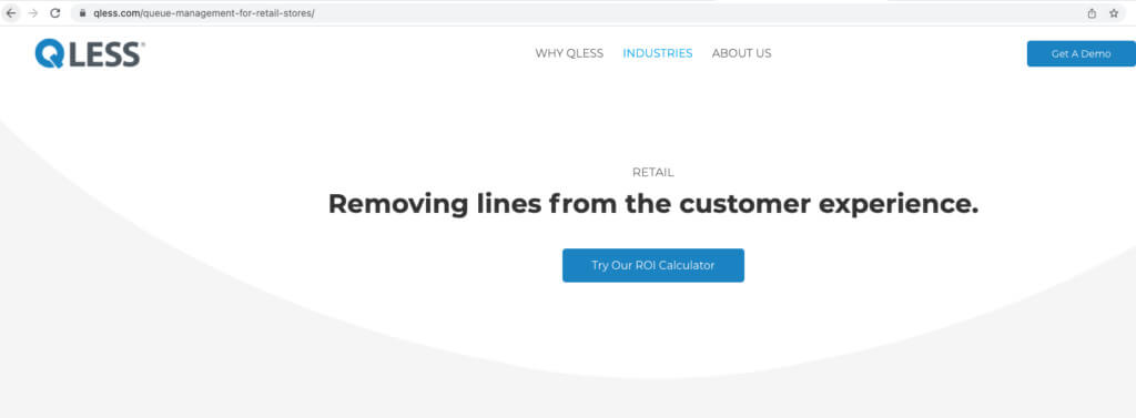 Целевая страница без Qless