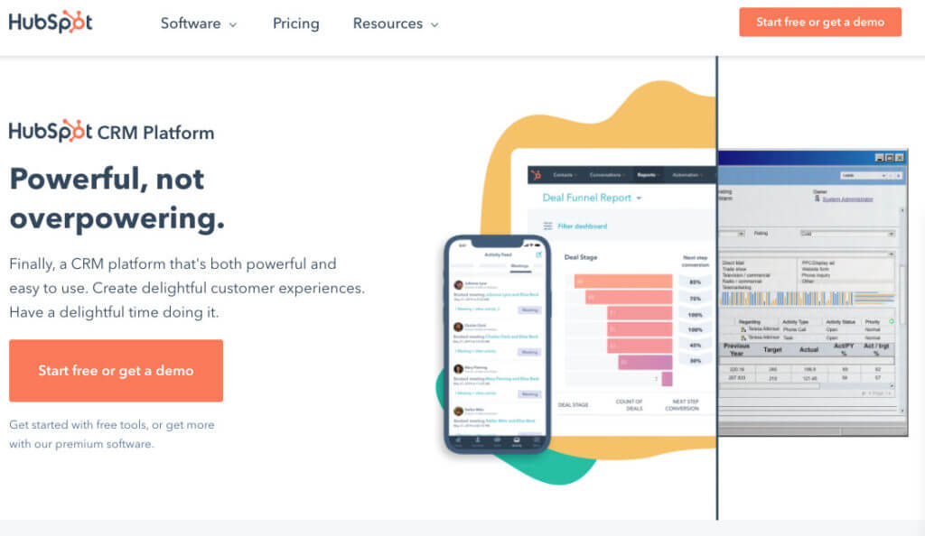 HubSpot 網站消息傳遞