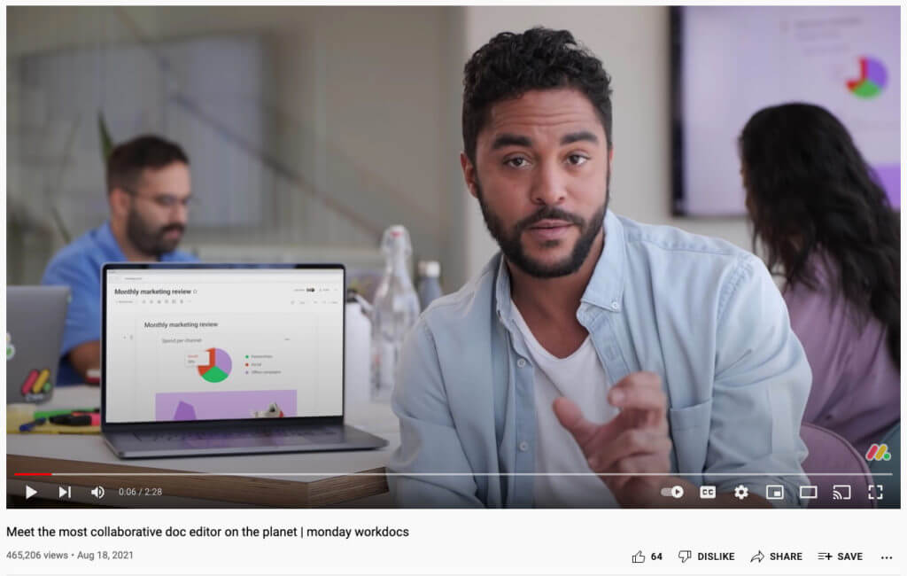 ผลิตภัณฑ์ monday.com วิดีโอ YouTube