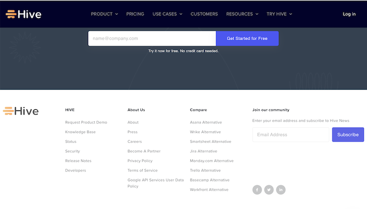 ejemplo de encabezado de sitio web - barra de utilidades
