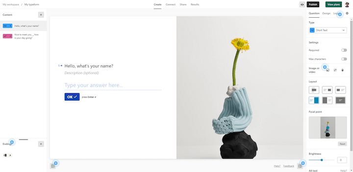 лучшие бесплатные онлайн-инструменты для опросов — typeform