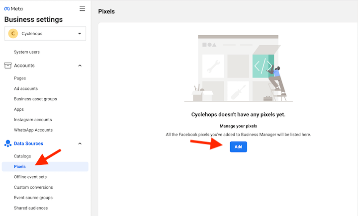 как разместить рекламу на фейсбуке - добавить пиксель