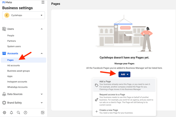 как разместить рекламу на фейсбуке - добавить страницу в фейсбук