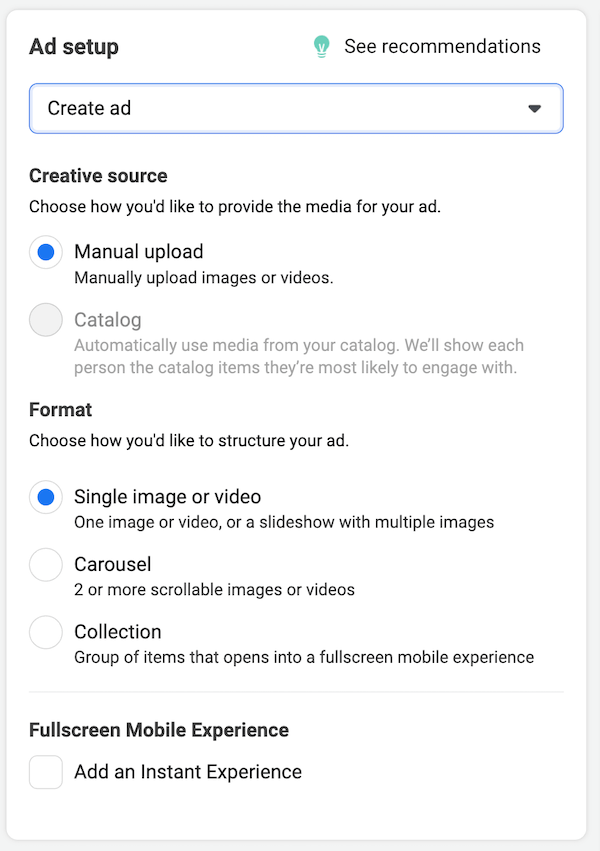 настройка рекламы в фейсбуке