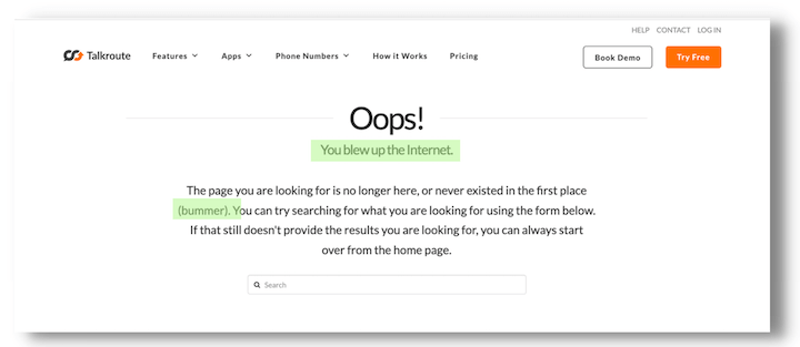 contoh copywriting percakapan - rute bicara