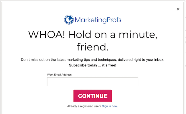 contoh copywriting percakapan - whoah