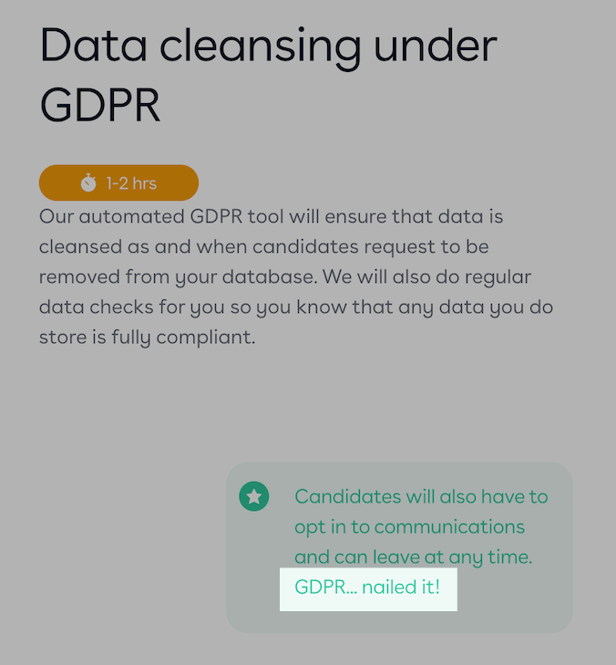 contoh nada percakapan - halaman kepatuhan stryve