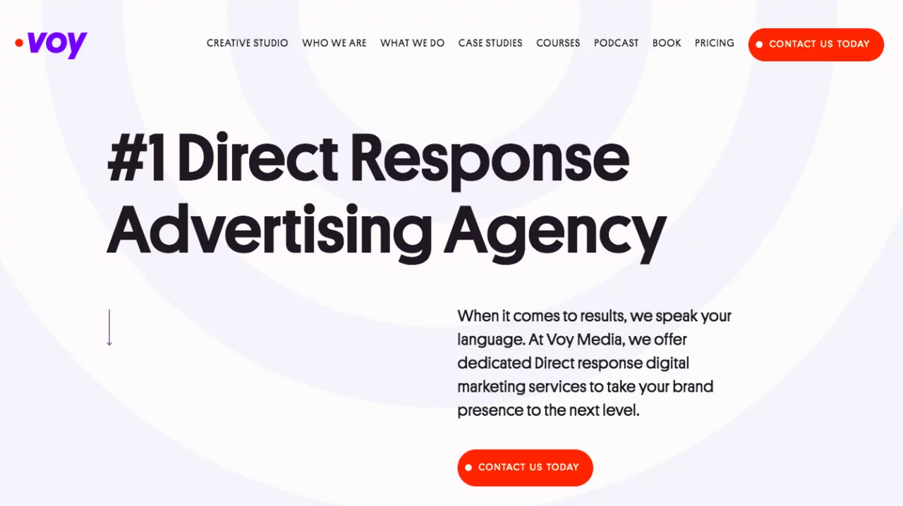 Página de inicio de Voy