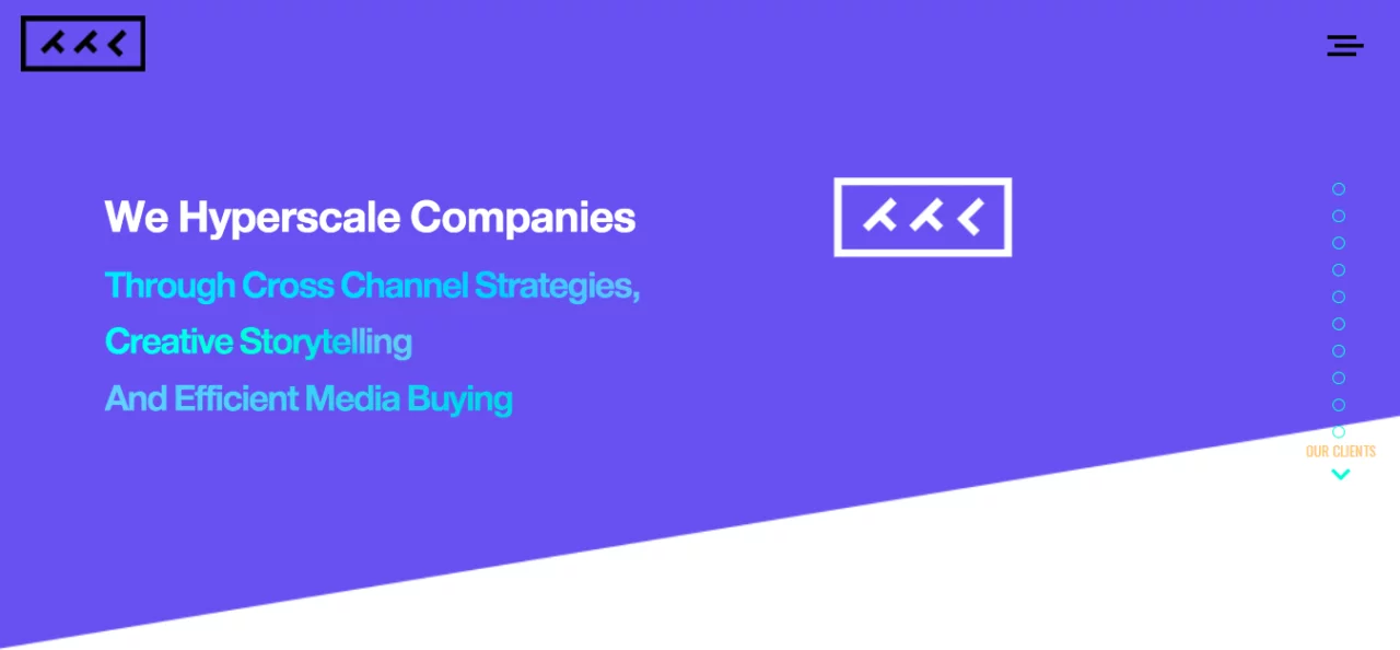 Página de inicio de la agencia Taktical