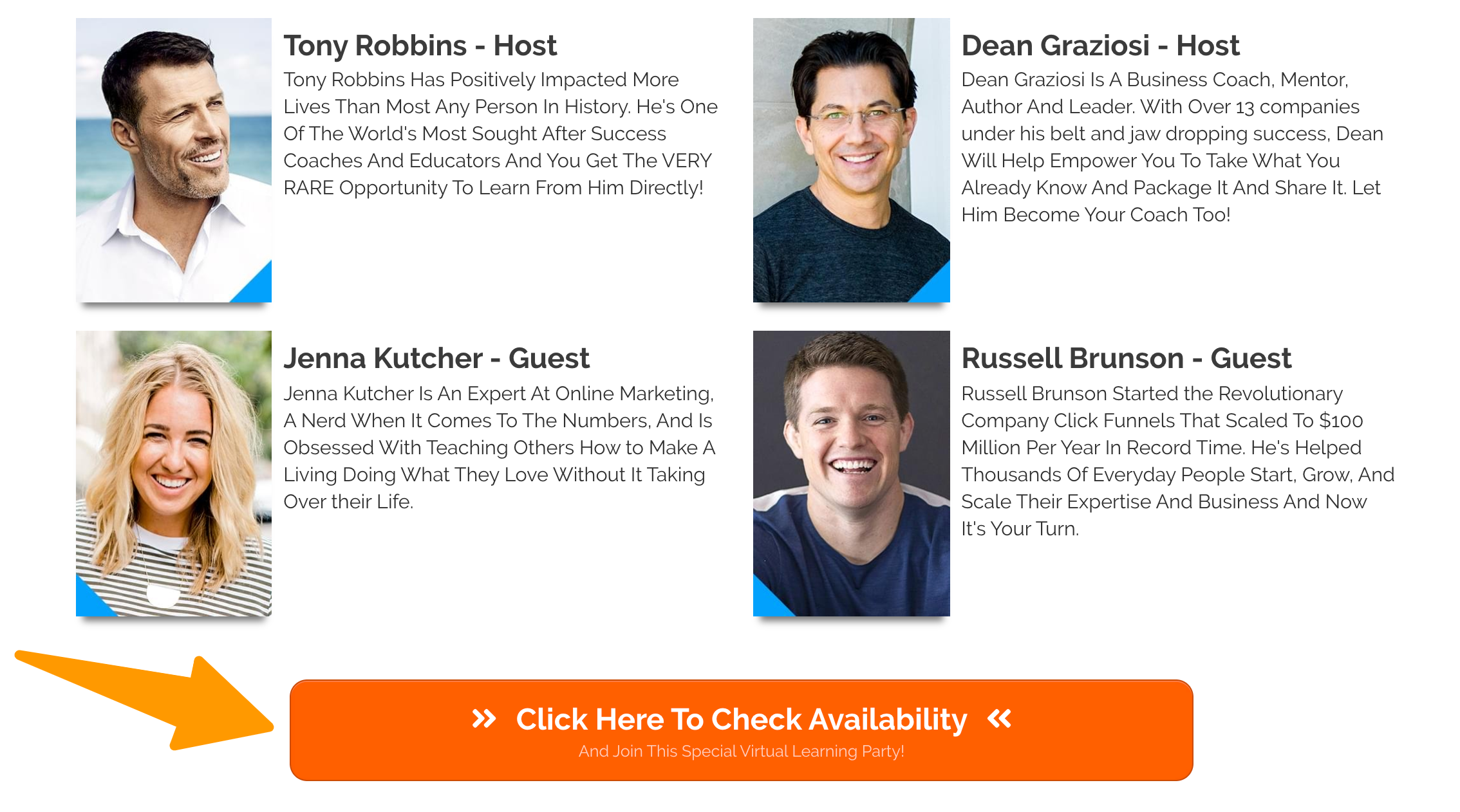 مخطط وسيط المعرفة - توني روبينز