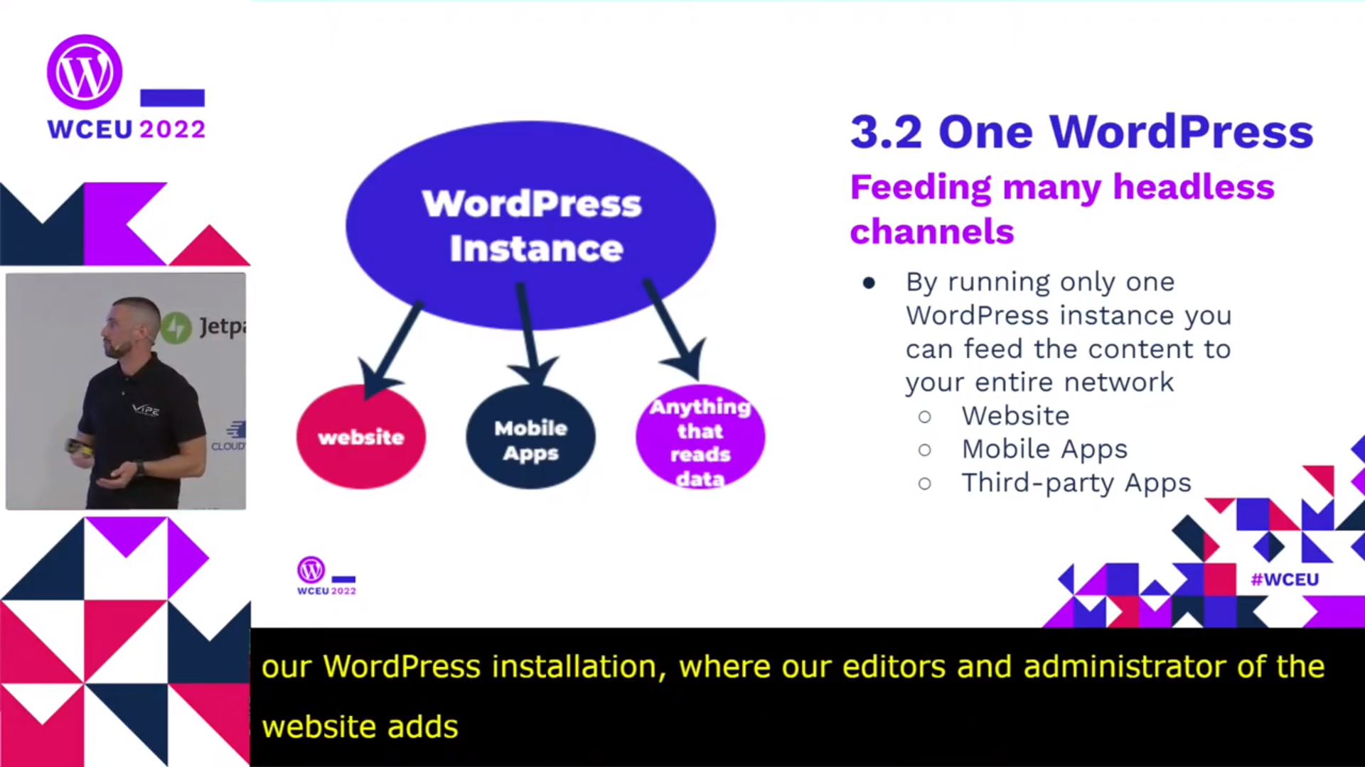 Ivan Popov 關於 Headless WordPress 的演講