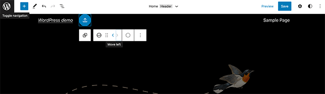 07 انقر فوق أزرار الأسهم لتحريك الكتل