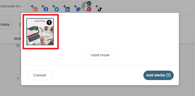 새 미디어 게시물 만들기