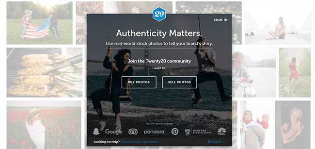 ขายรูปภาพของคุณ - ตัวอย่างยี่สิบ 20