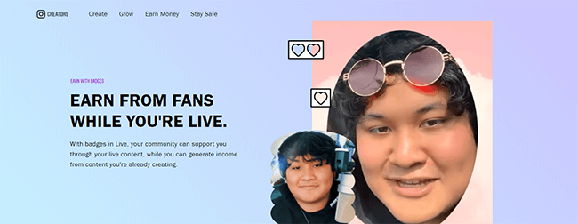 ตัวอย่างป้าย Instagram