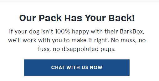 Texten auf Barkbox