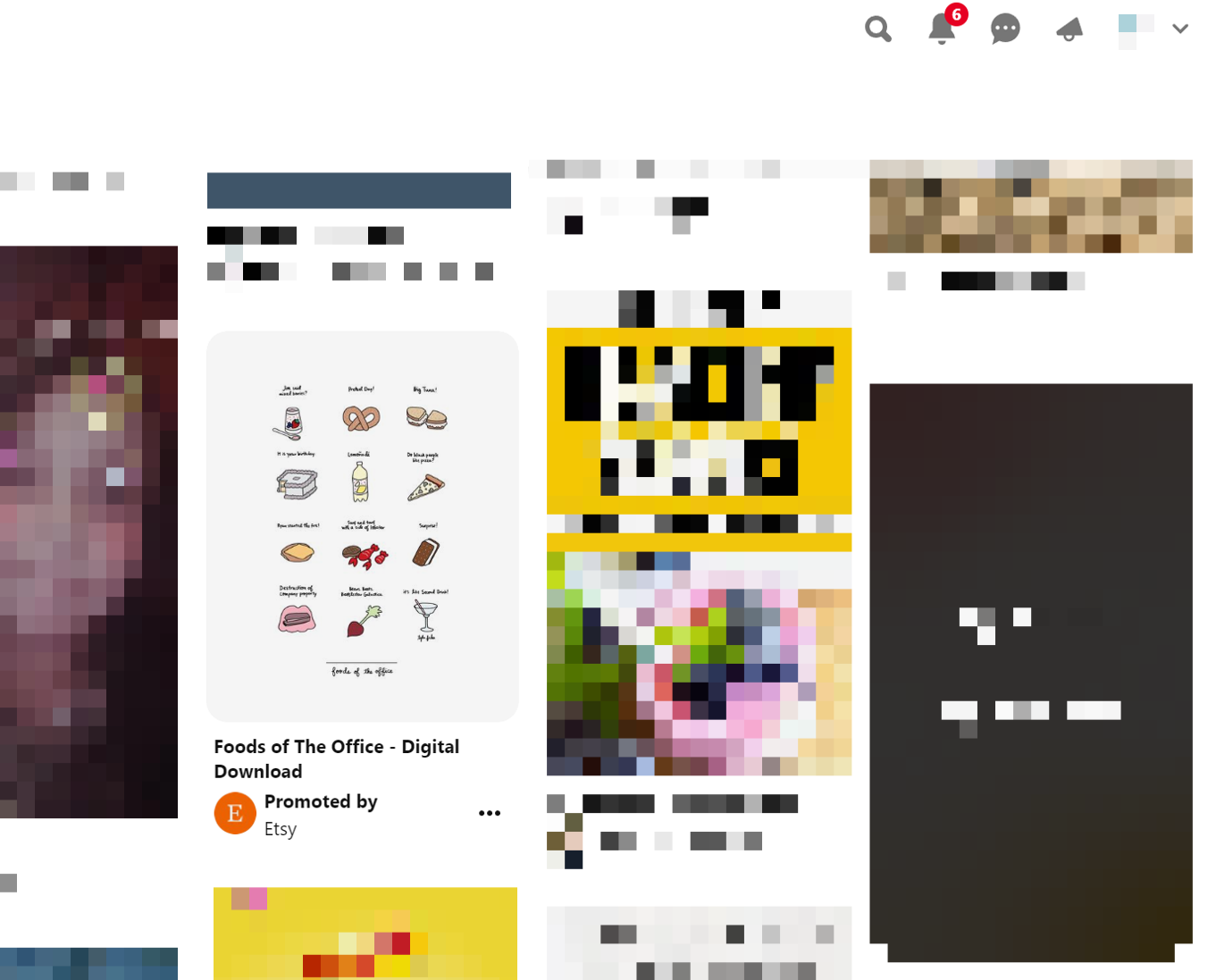 Pinterest 上的標準 Pin 廣告