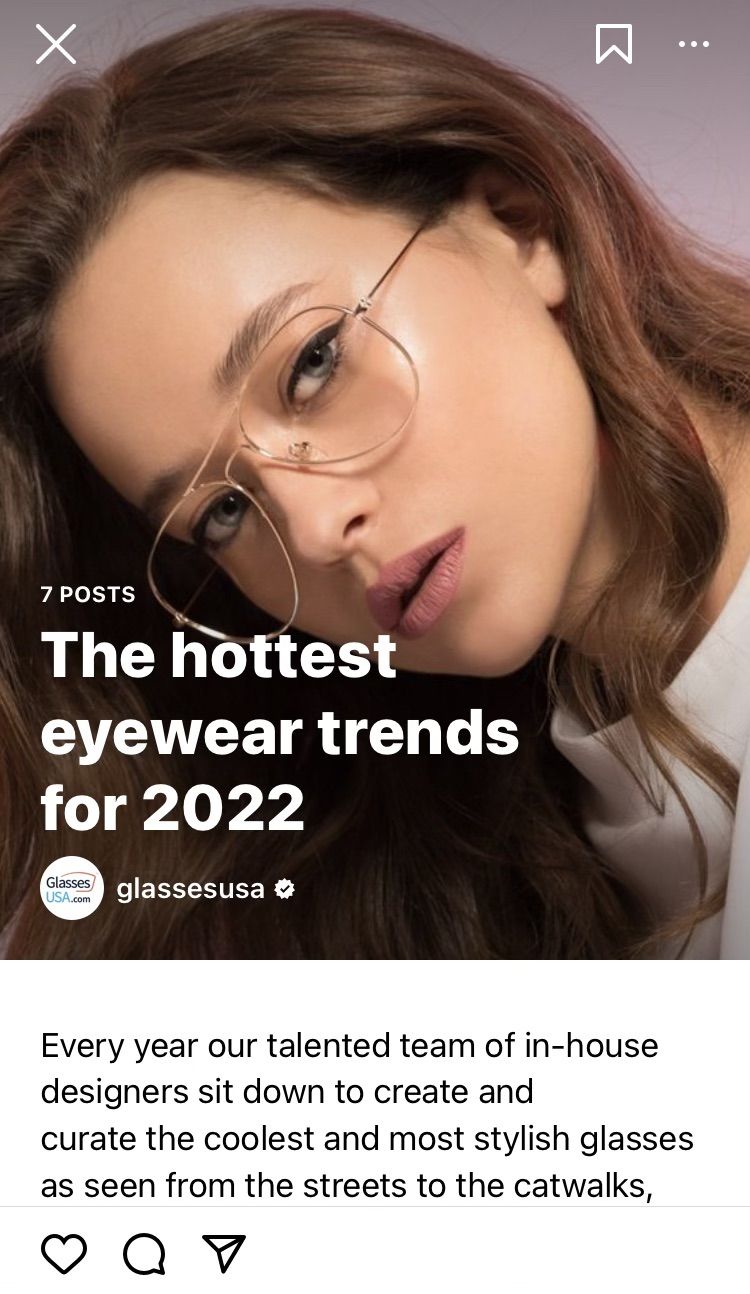 Guia do Instagram de óculos EUA