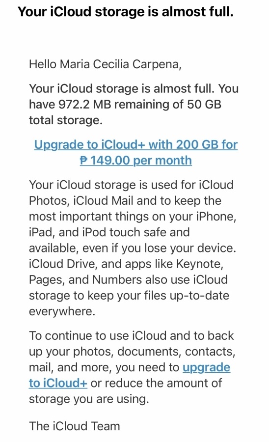 come upsell esempio - pietra miliare