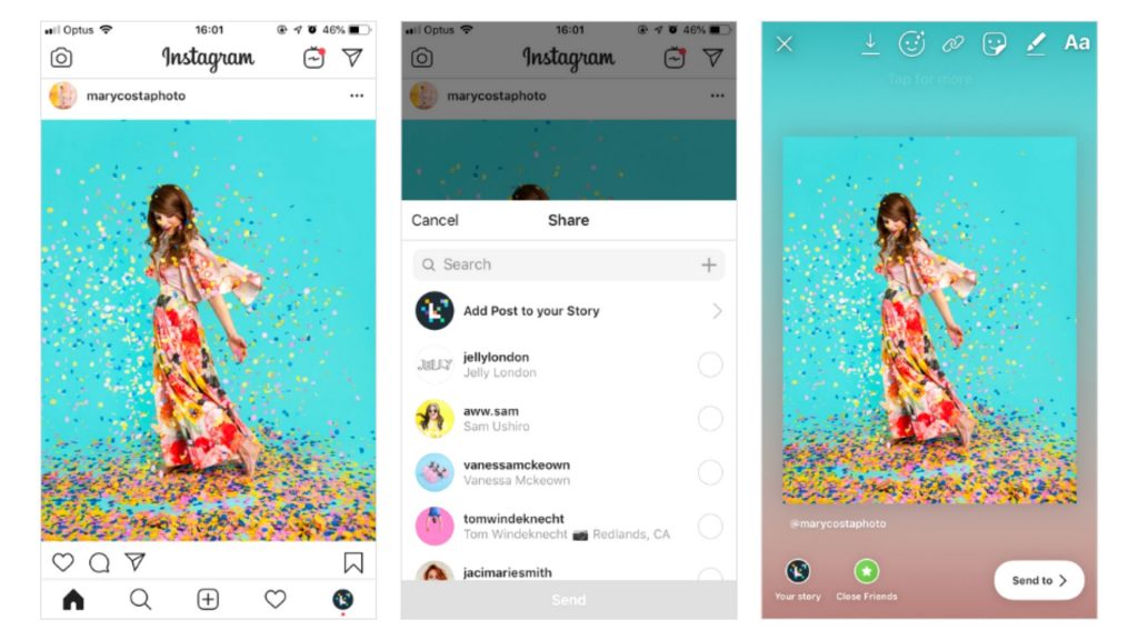 分享-Instagram-feed-post-to-story