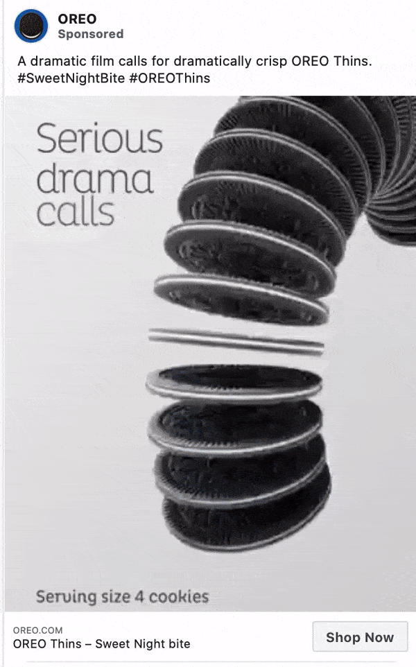 oreo-видео-реклама-на-facebook