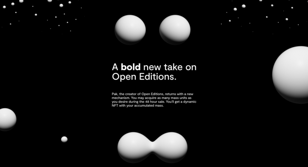 ‘Merge’, la renovación de Pak para Open Editions