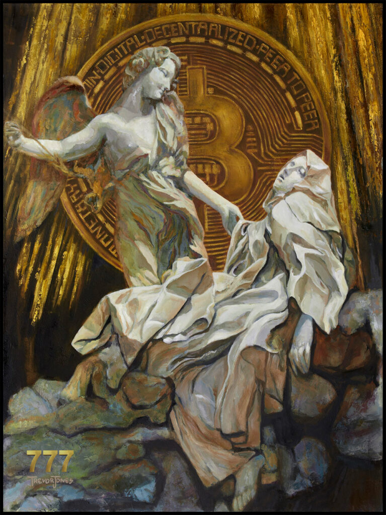 trevorjonesart El ángel de Bitcoin