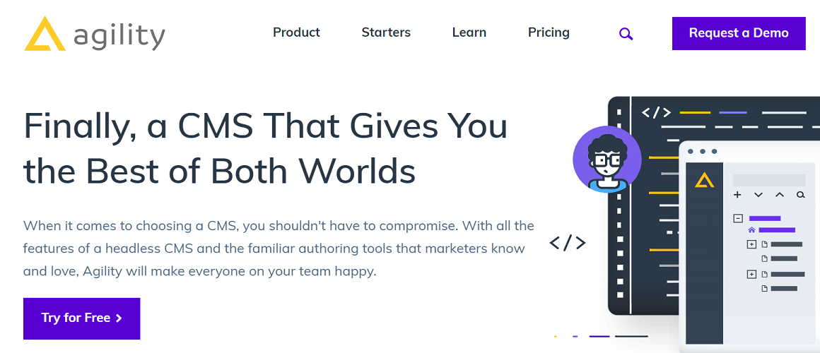 Agility content management system