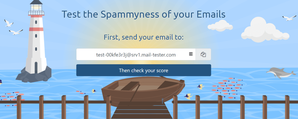 Comprobador de spam de correo electrónico Mail-Tester Mail-Tester email spam checker