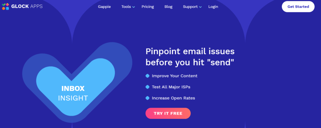 Comprobador de spam de correo electrónico GlockApps GlockApps email spam checker