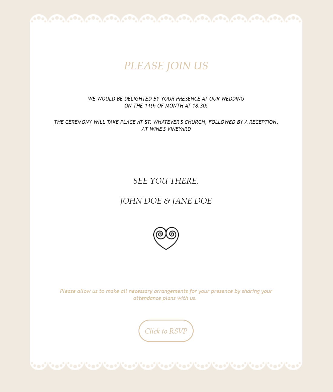 แม่แบบคำเชิญงานแต่งงาน wedding invitation event email newsletter templates