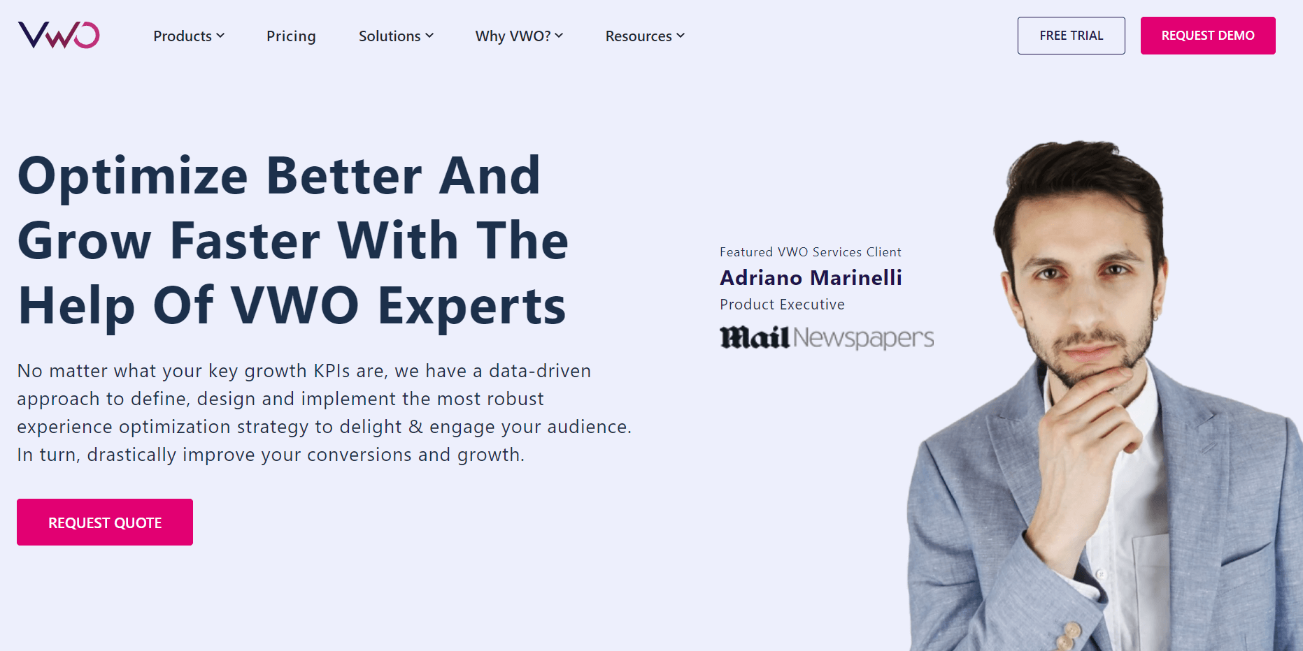 vwo a/b testing tool